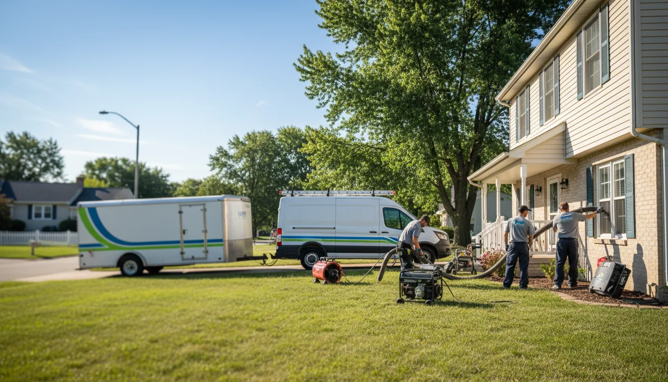 Flooded Basement Restoration And Cleanup With Repair in Maddock, ND near me